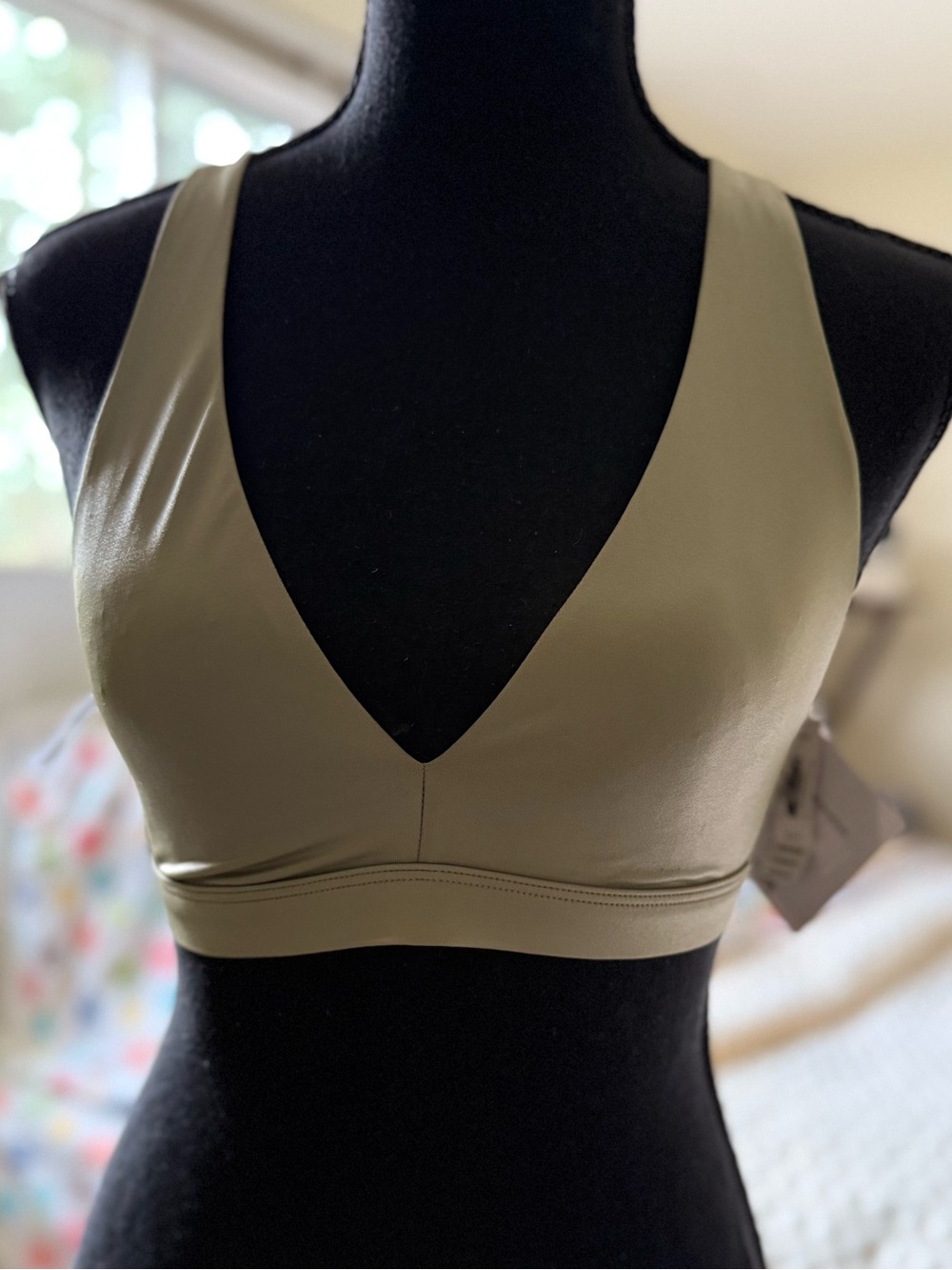 Victor sport Olive Crossback  Bralette - Women size S new with tag